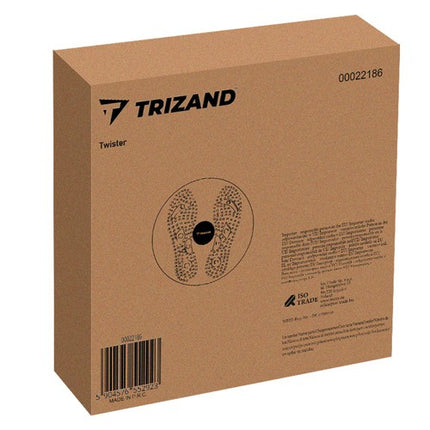 Trizand Taille Twister - 24,5 cm - Met Magnetische Massage - Zwart