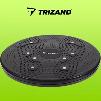 Trizand Taille Twister - 24,5 cm - Met Magnetische Massage - Zwart