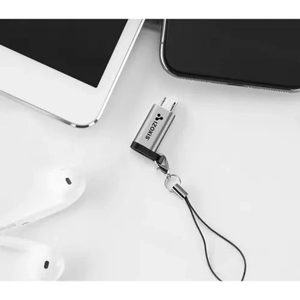 Izoxis USB-C naar Micro USB 2.0 Adapter - OTG Converter - Met Koord