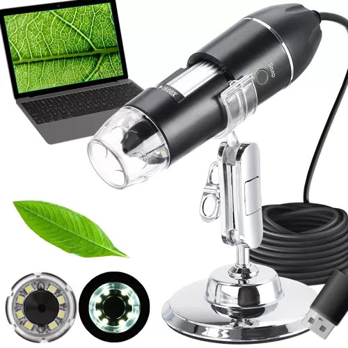 Izoxis 25467 Digitale USB Microscoop - 1600x Vergroting - 2Mpix