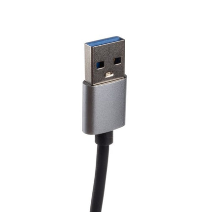 Izoxis USB Hub - 4 Poorts - Aluminium - Voor PC en Laptop