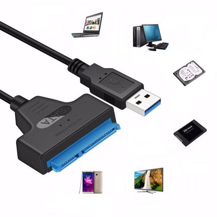 Izoxis USB naar SATA 3.0 Adapter - Voor 2.5" HDD/SSD - Snelheid tot 6 Gb/s