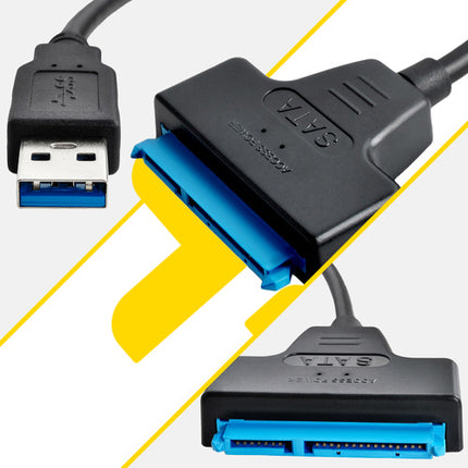 Izoxis USB naar SATA 3.0 Adapter - Voor 2.5" HDD en SSD - Snelheid tot 6 Gb/s