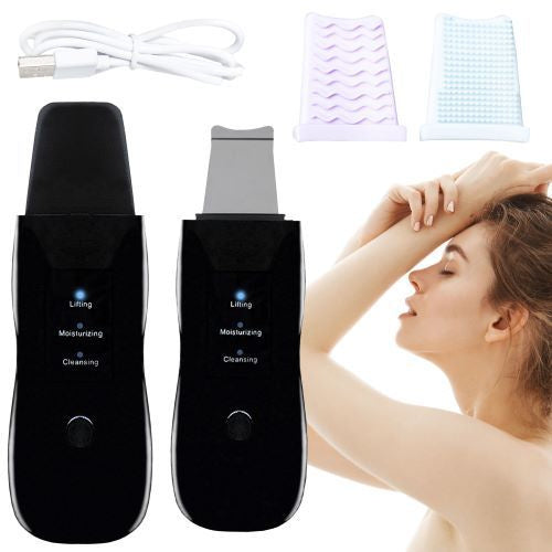 Soulima Ultrasone Peeling Apparaat - 5-in-1 Huidverzorging - Zwart