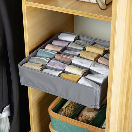 Ruhhy Ondergoed Organizer Set - 4 Delig - Ladeverdelers - Grijs