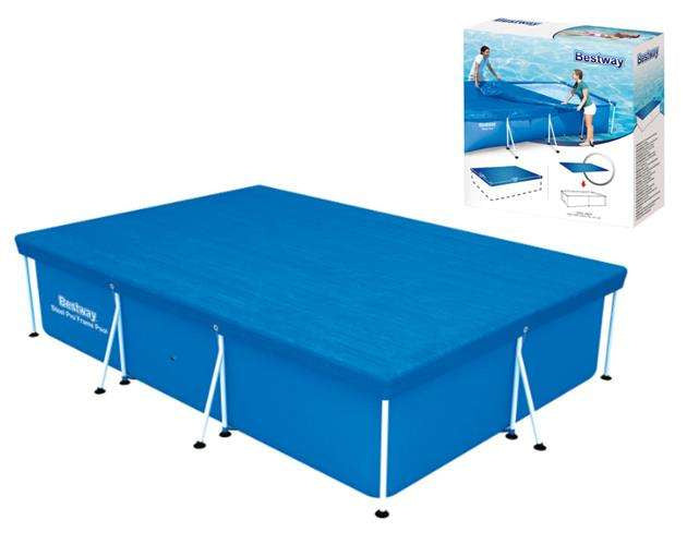 Bestway 58106 Universeel Afdekzeil - 304 x 205 cm - Voor Frame Zwembaden