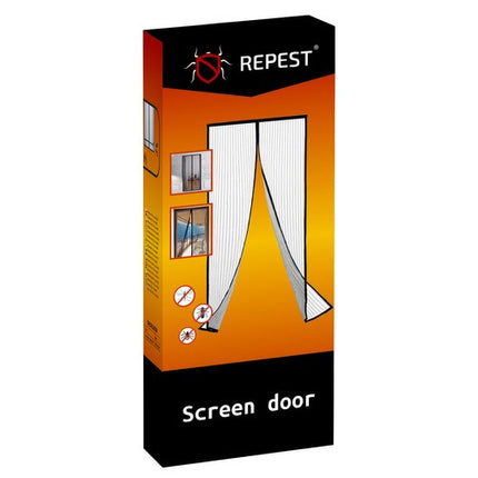 Repest Universele Deurhor - 100 x 220 cm - Magnetisch - Op Maat Snijdbaar - Zwart