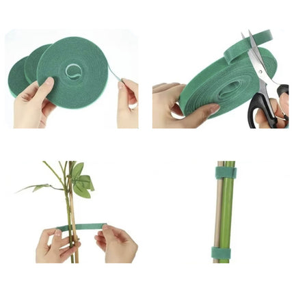 Gardlov Klittenband voor Planten - 5 meter - Groen - Herbruikbaar