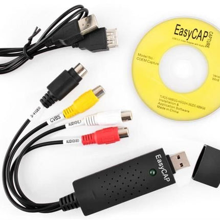 Iso Trade Video Grabber - USB 2.0 - Digitaliseer VHS en Analoge Video