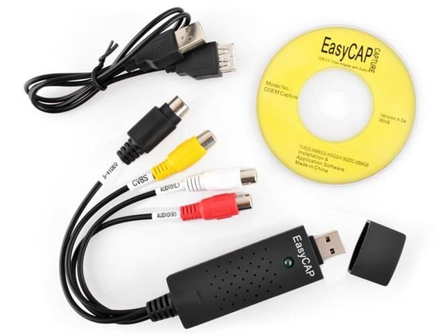 Iso Trade Video Grabber - USB 2.0 - Digitaliseer VHS en Analoge Video