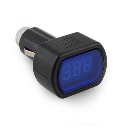Bigstren Voltmeter 12V / 24V - Digitale Spanningsmeter voor Sigarettenaansteker
