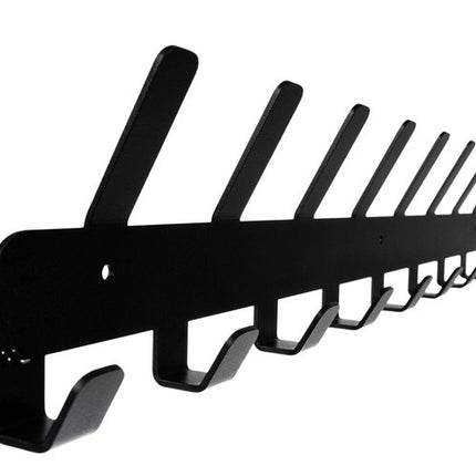 Zwarte Wandkapstok - 17 Haken - 48 cm - Industrieel Design