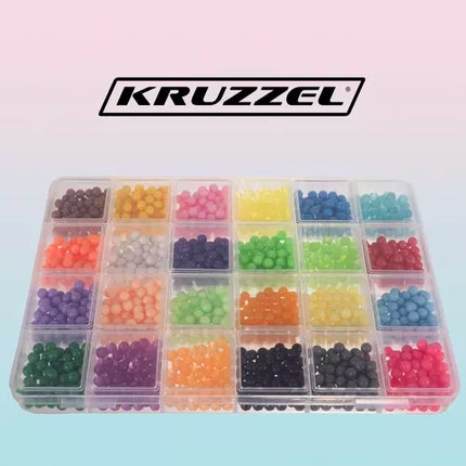 Kruzzel Waterparels Set - 2800 Stuks - Inclusief Sjablonen en Accessoires