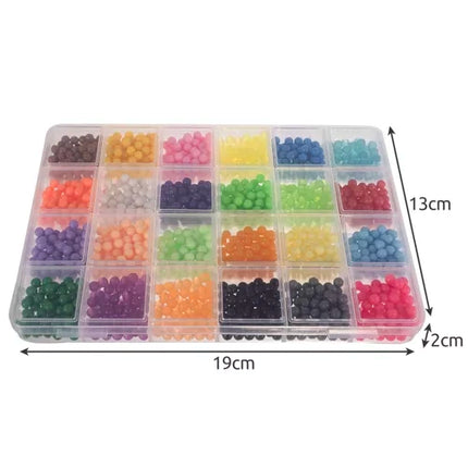 Kruzzel Waterparels Set - 2800 Stuks - Inclusief Sjablonen en Accessoires