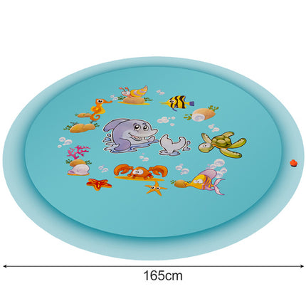 Kruzzel Watersproeimat - 165 cm - Opblaasbaar Fontein Zwembad