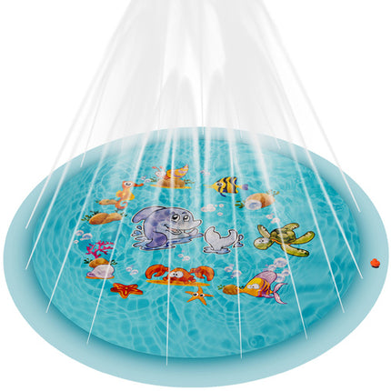 Kruzzel Watersproeimat - 165 cm - Opblaasbaar Fontein Zwembad