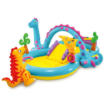 Intex Dinoland Speelparadijs - 302 x 229 cm - Met Glijbaan & Fontein
