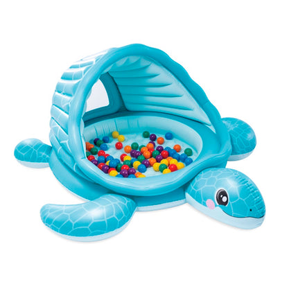 Intex Turtle Cove Playland - Opblaasbaar Zwembad met Dak - 218 x 206 cm