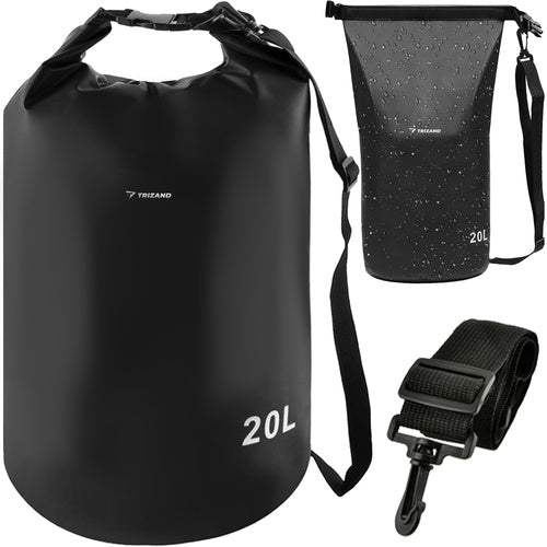 Trizand Waterdichte Tas - 20 Liter - Dry Bag - Zwart