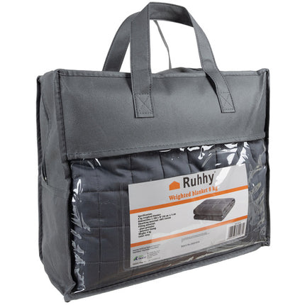 Ruhhy Verzwaringsdeken - 150 x 200 cm - 8 kg - Grijs - Sensory