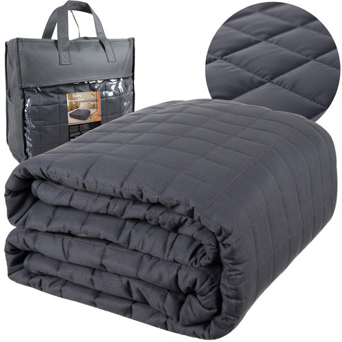 Ruhhy Verzwaarde Deken - 10 kg - 200 x 220 cm - Tweepersoons - Grijs