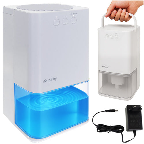Ruhhy Luchtontvochtiger - 1400 ml - Met Timer & LED - Wit