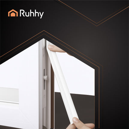 Ruhhy Tochtstrip - Zelfklevend - 400 x 2,1 cm - Wit