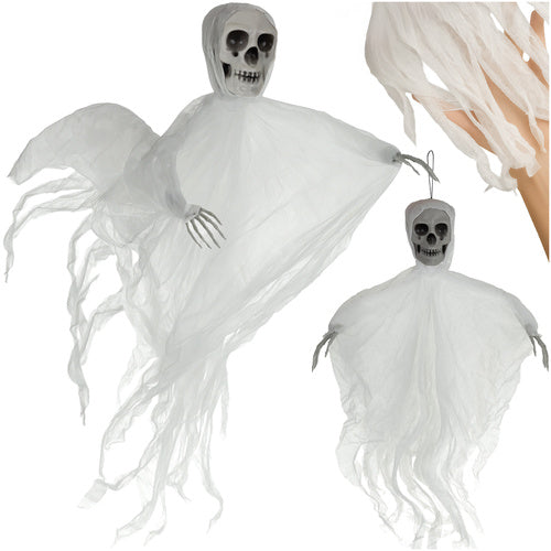 Ruhhy Hangend Skelet - 70 cm - Halloween Decoratie - Wit