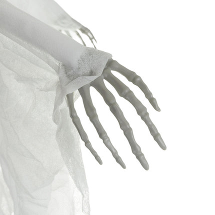 Ruhhy Hangend Skelet - 70 cm - Halloween Decoratie - Wit