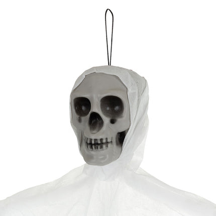 Ruhhy Hangend Skelet - 70 cm - Halloween Decoratie - Wit