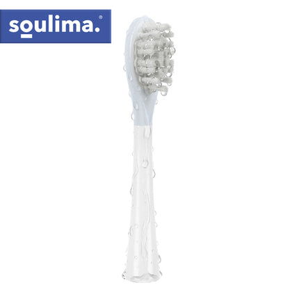 Soulima X800 Opzetborstels - 2 Stuks - Wit - Soft & Medium