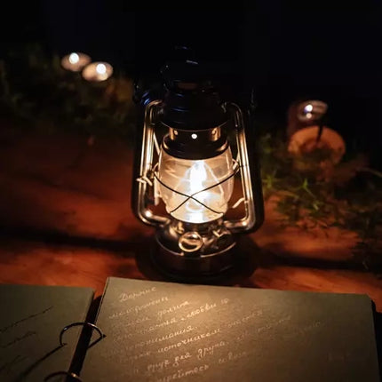 Iso Trade Olielamp Lonten - Set van 5 - 12 x 1 cm - Katoen