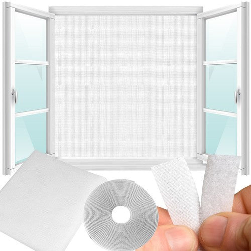 Repest Raamhor - 130 x 160 cm - Inclusief Klittenband - Wit