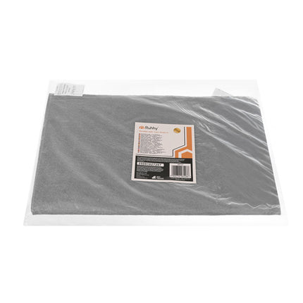 Ruhhy Microvezeldoeken voor Ramen - 3 stuks - 30 x 40 cm - Grijs