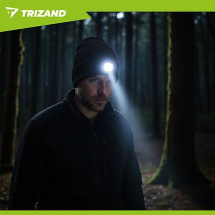 Trizand Wintermuts met LED - Zwart - USB Oplaadbaar