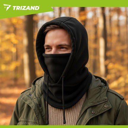 Trizand 26127 Winterset - Muts & Nekwarmer - Universeel - Zwart