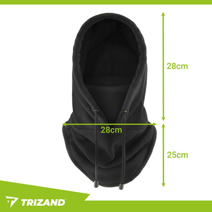 Trizand 26127 Winterset - Muts & Nekwarmer - Universeel - Zwart