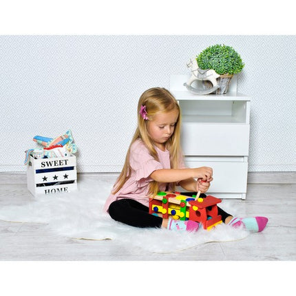 Iso Trade Houten Educatieve Vrachtwagen - Met Gereedschap en Ballen