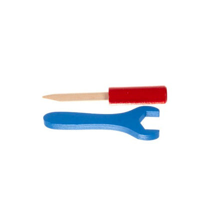 Kruzzel Houten Bouwstoel - Educatief Speelgoed - DIY Set