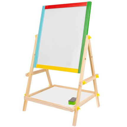 Kruzzel Dubbelzijdig Houten Tekenbord - Magnetisch - Met Accessoires