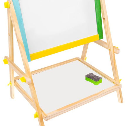 Kruzzel Dubbelzijdig Houten Tekenbord - Magnetisch - Met Accessoires