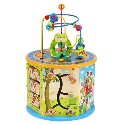 Kruzzel Educatieve Houten Kubus - 8-in-1 Activiteitencentrum