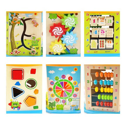 Kruzzel Educatieve Houten Kubus - 8-in-1 Activiteitencentrum
