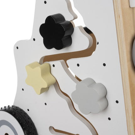Kruzzel Houten Loopwagen - Educatieve Activiteitenkar - Montessori