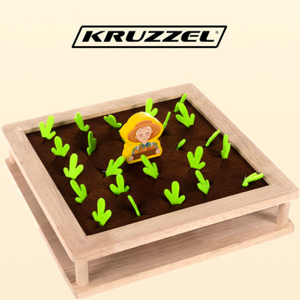 Kruzzel 2-in-1 Houten Boerderij Spel - Kralen & Memory