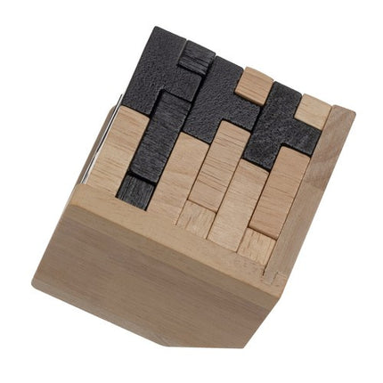 Kruzzel Houten Puzzelkubus - Brain Teaser - 52-Delig