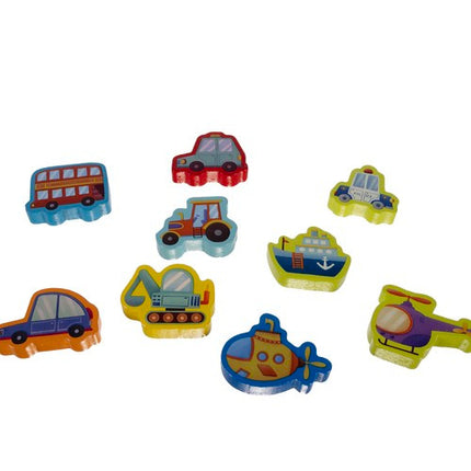 Kruzzel Houten Educatieve Puzzel - 6-in-1 Sorteerspel