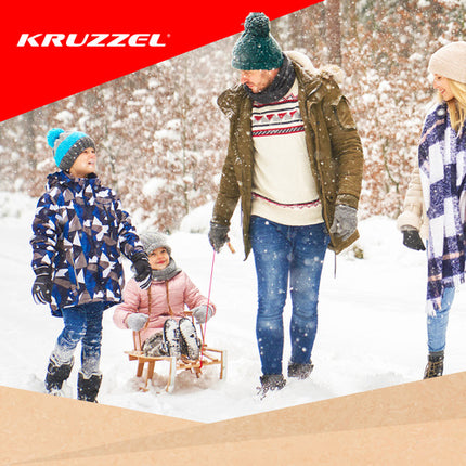 Kruzzel Houten Slee met Rugleuning - 100 kg - 89 cm