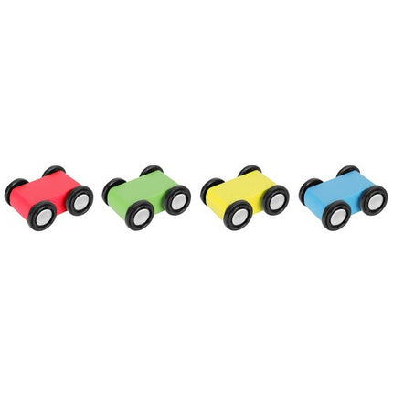 Kruzzel Houten Glijbaan voor Auto's - 4-laags - Inclusief 4 Auto's