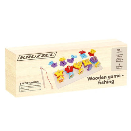 Houten Vormenstoof + Visspel